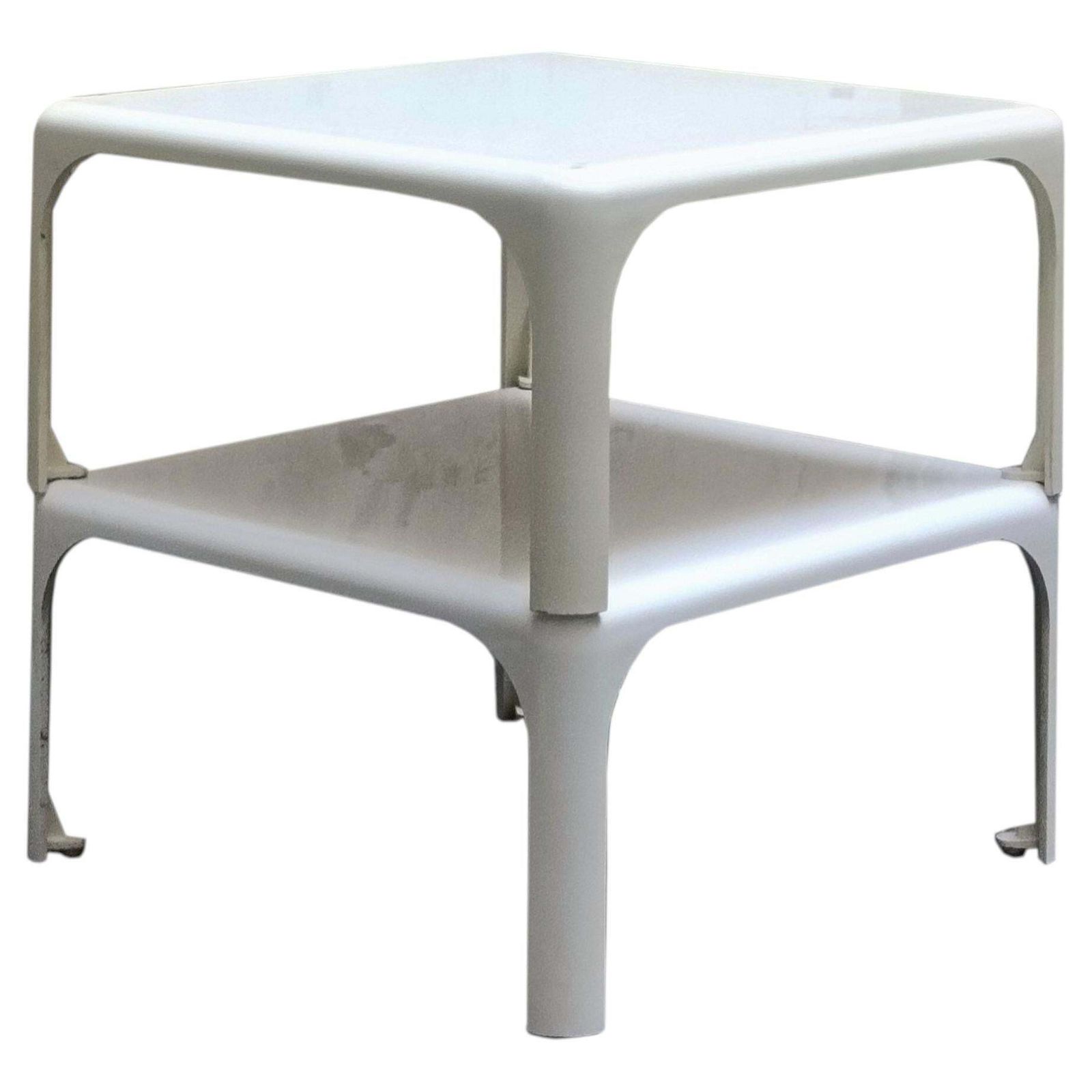 Vico Magistretti For Artemide Pair Of Stackable Coffee Tables "Demetrio 45," 1970