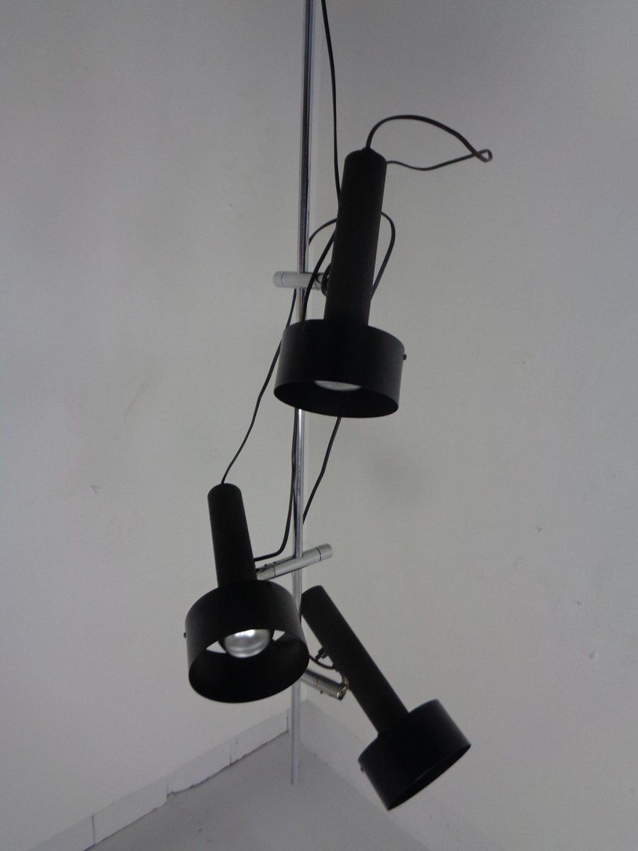 photo for sale Adjustable 3 Spot Floor Lamp By Edi Franz For Swiss Lamps, Switzerland, 1960s