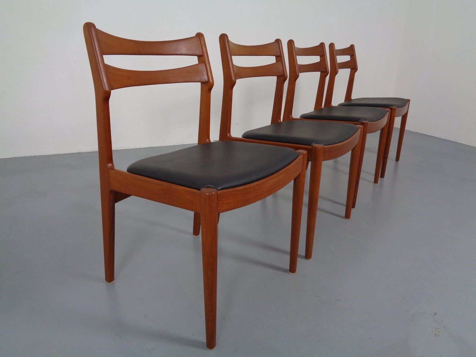 Teak Dining Chairs From Vamo Sønderborg, Denmark, 1960s, Set Of 4
