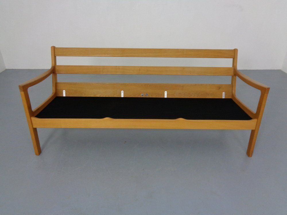1725.0 Senator Sofa In Oak By Ole Wanscher For Poul Jeppesen, Denmark, 1960s photo
