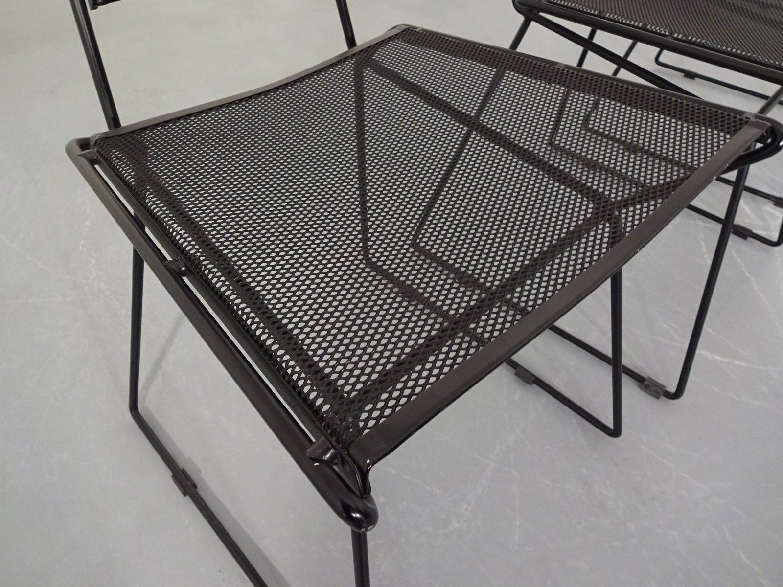 690.0 Metal Chairs From Rolf Rahmlow, Germany, 1980s, Set Of 4 photo