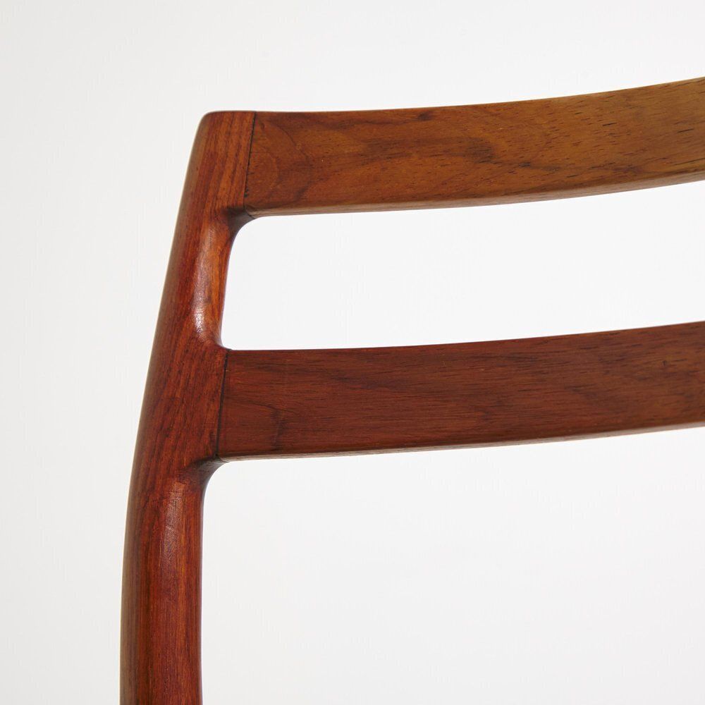 Rosewood Anne Dining Chair By Johannes Andersen For Uldum Møbelfabrik, 1960s, Set Of 6 photo vintage