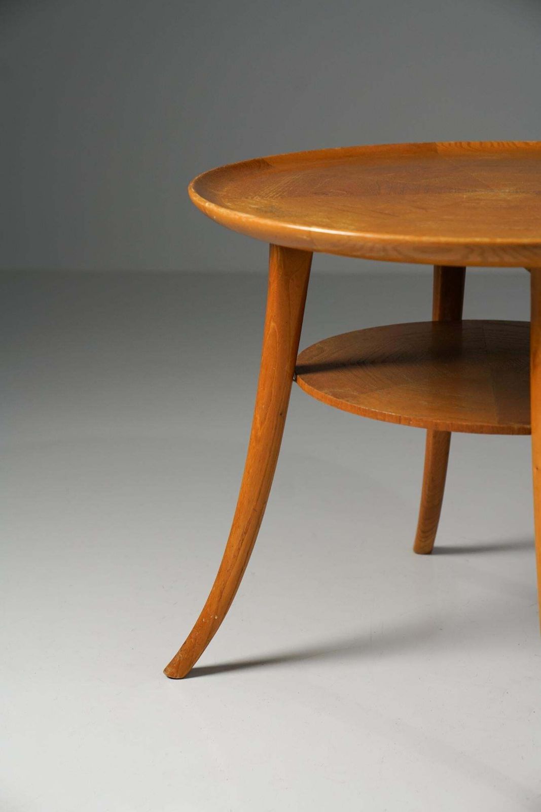 Scandinavian Modern Coffee Table, Attr. Gunnel Nyman, 1940s photo 1101.0