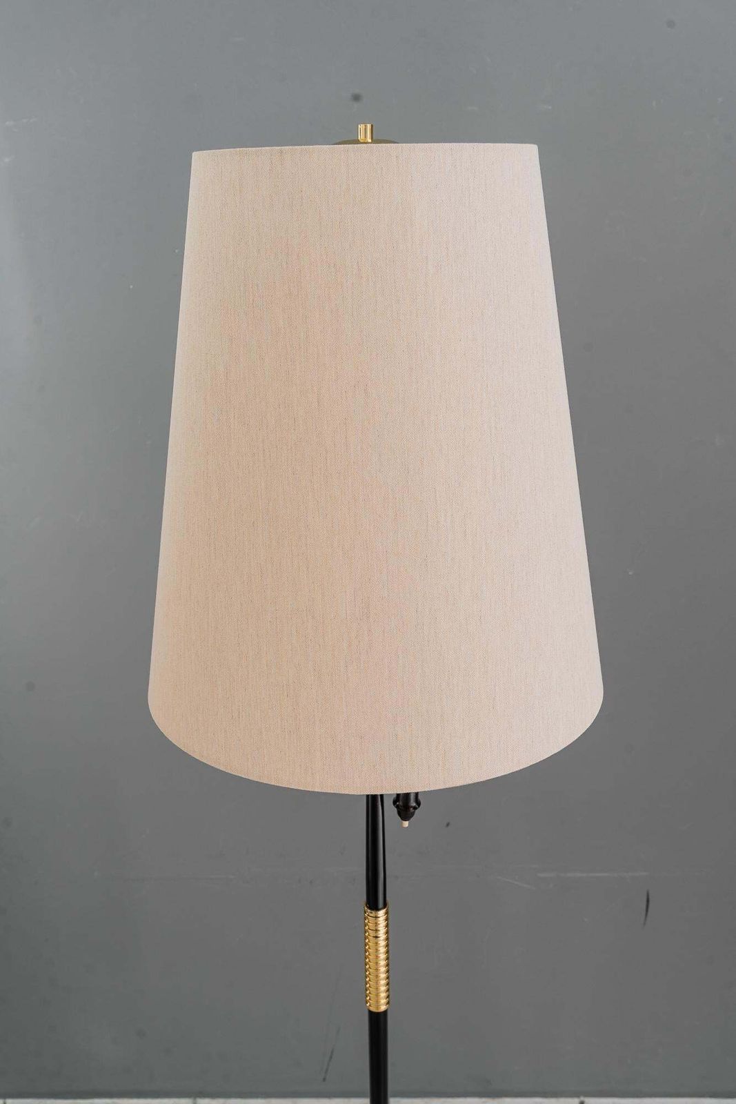 Rupert Nikoll Floor Lamp With Fabric Shade Vienna Around 1950s photo furniture