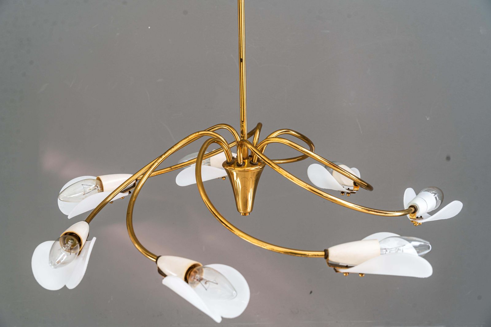 Rupert Nikoll " Tornado " Chandelier Vienna Around 1960s photo for sale