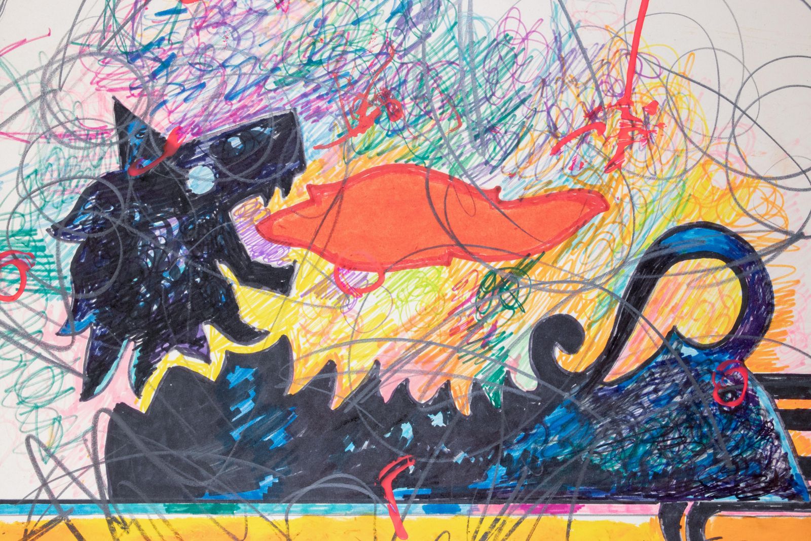 Enrico Manerathe Six Legged Dog   Mixed Media By Enrico Manera   19991999 photo 2156.0