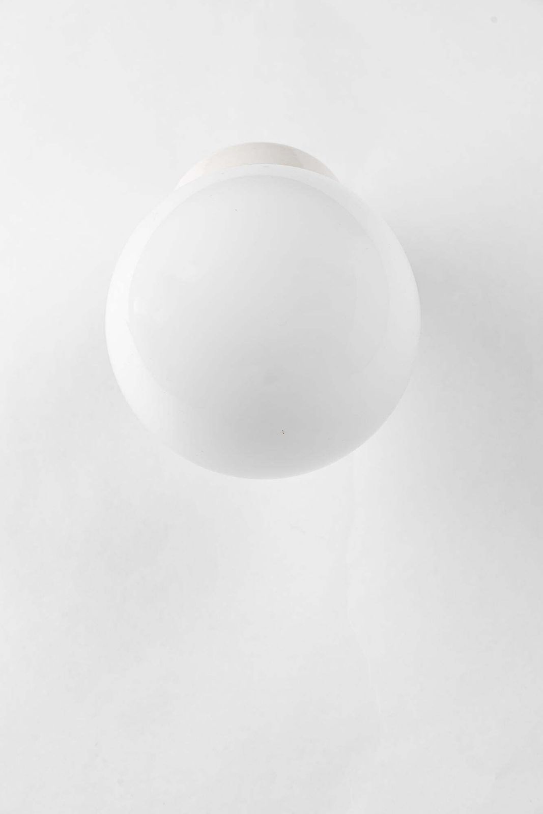 Bauhaus Porcelain Wall Lamp With Opal Glass Shade Germany Around 1920s photo vinterior