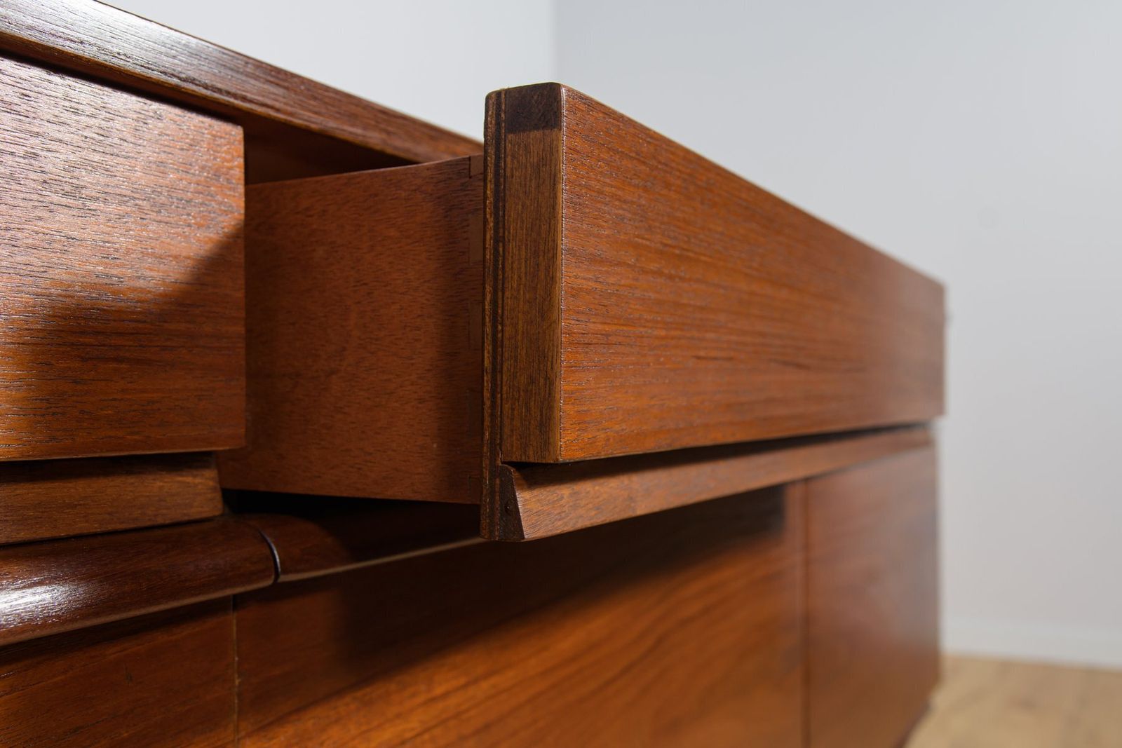 photo for sale Mid Century Modern English Teak Sideboard From Stonehill, 1960s