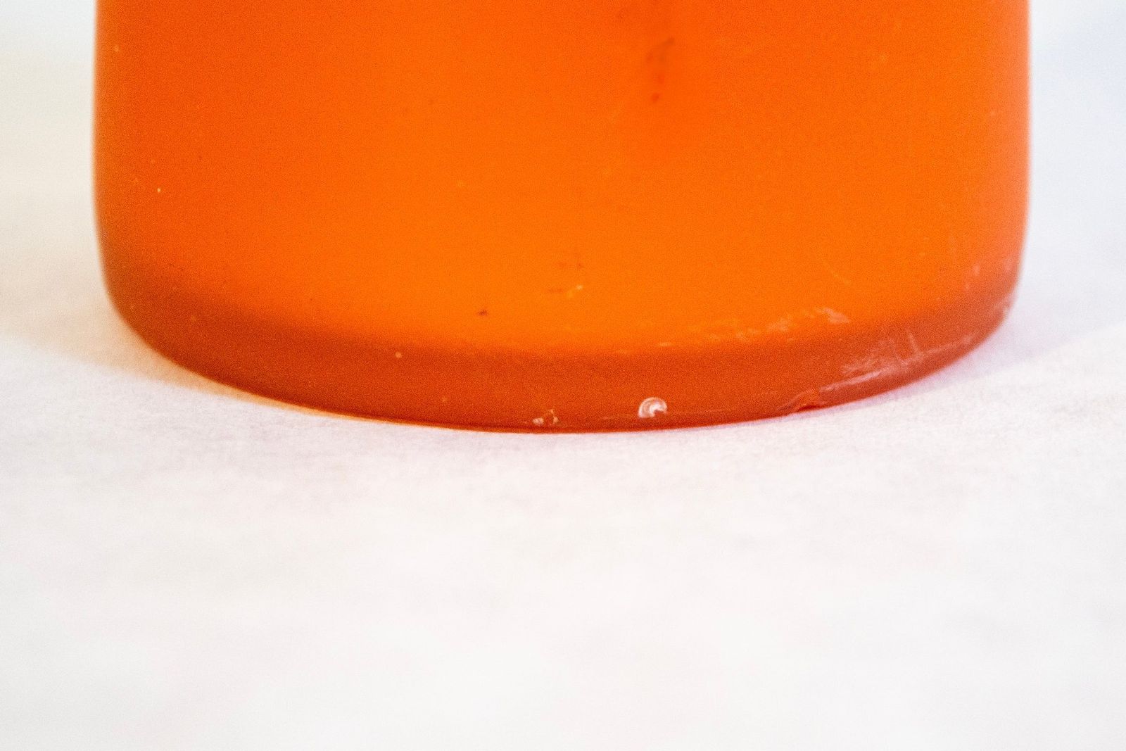 Italian Orange Murano Glass Vase By Carlo Moretti, 1960s photo 391.0