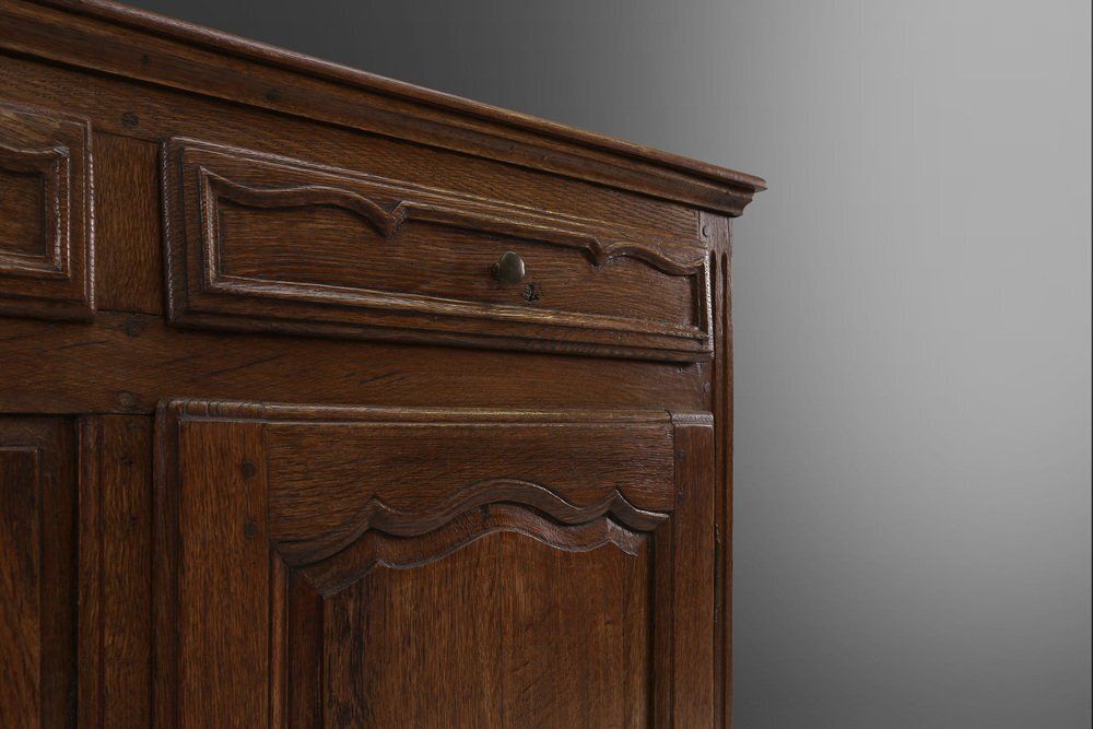 photo furniture Antique Flemish Oak Cabinet, 1850s