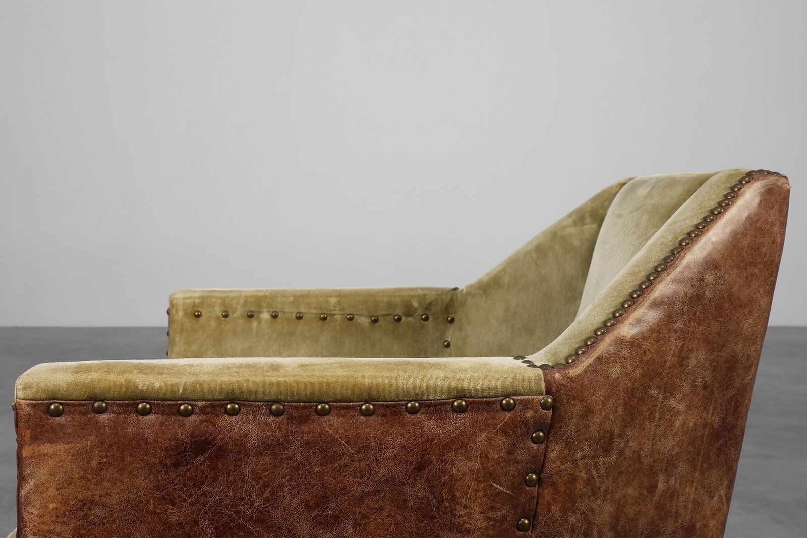 Art Deco Sculptural Armchair, France, 1930s photo vintage