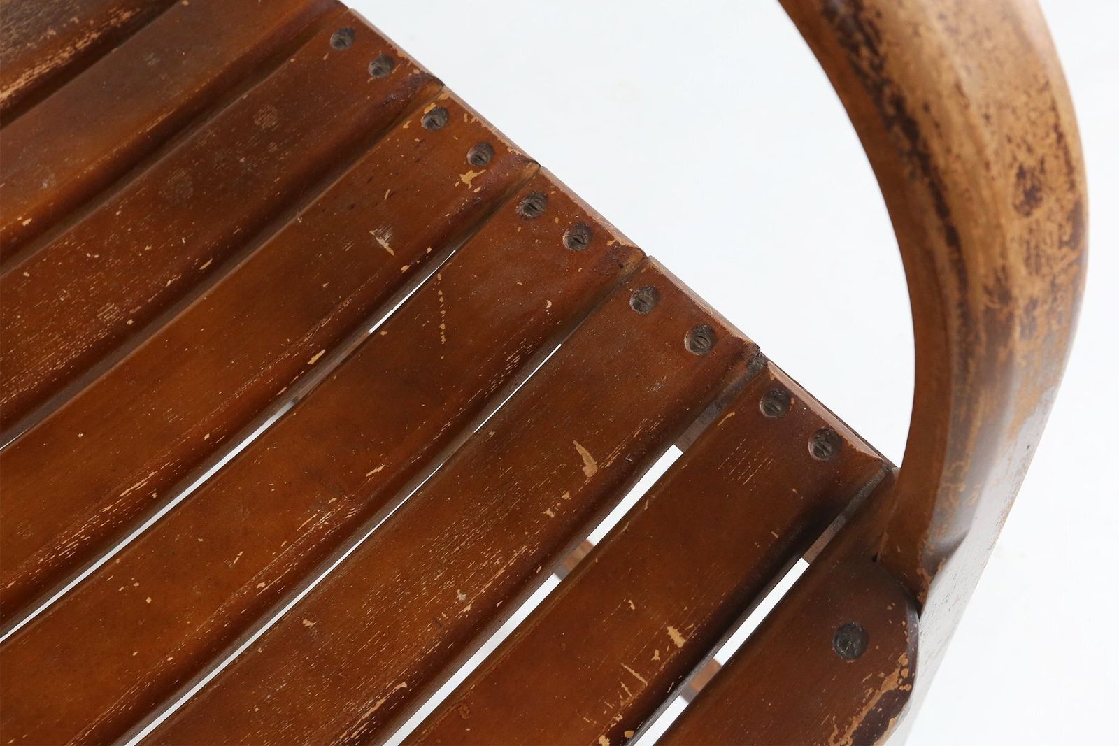photo vinterior Art Deco Wooden Torck Armchair, France 1930s