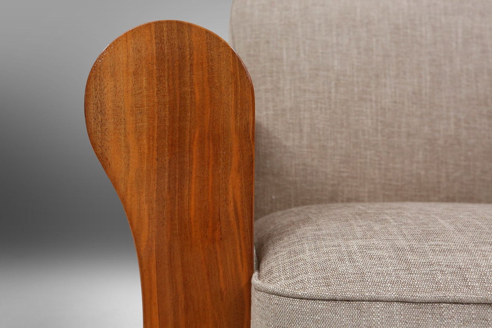 Art Deco Armchairs In Walnut Veneer, France, 1930s, Set Of 2 photo Furniture