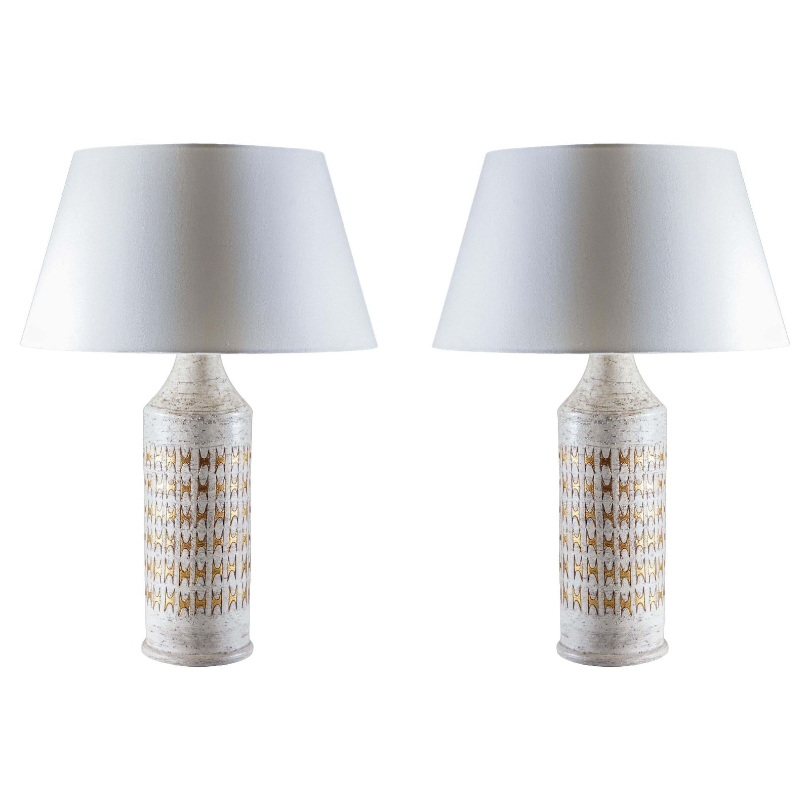 Pair Of Table Lamps By Bitossi For Bergboms