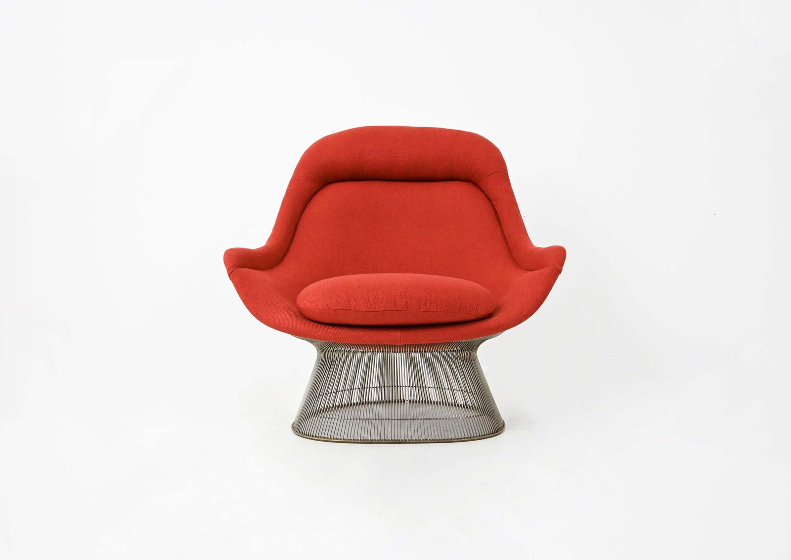 Lounge Chair & Ottoman By Warren Platner For Knoll International, 1960s photo Furniture