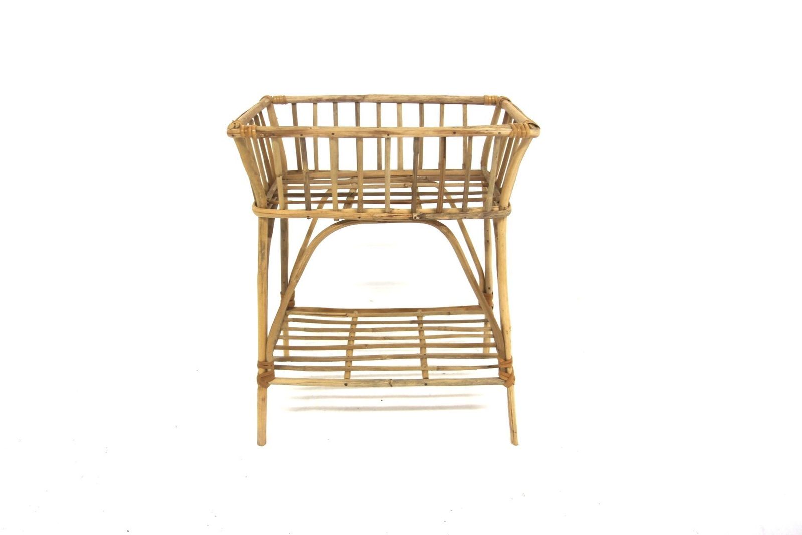 Scandinavian Indoor Rattan Planter, Sweden, 1960s photo furniture