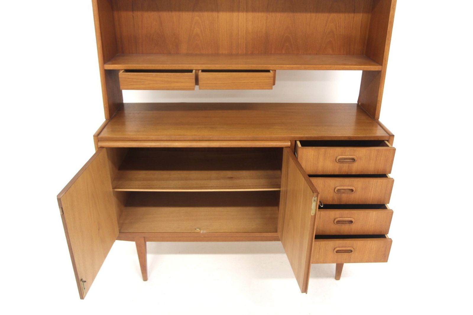 Scandinavian Teak Secretary Desk, Sweden, 1960s photo Furniture