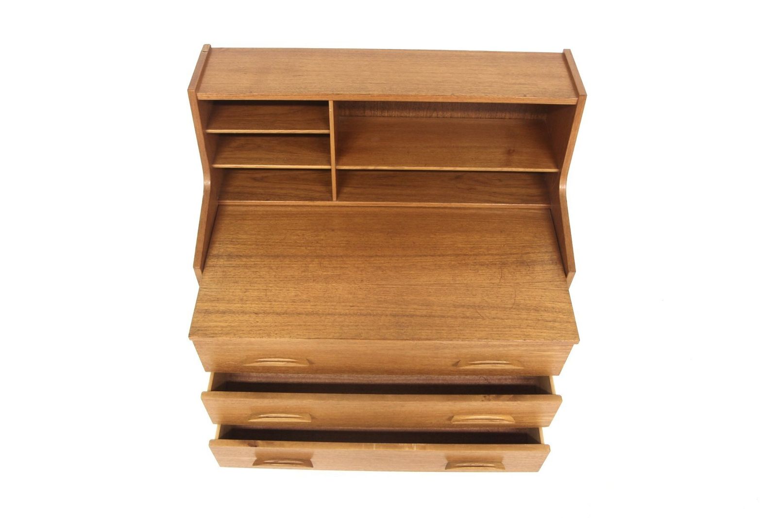 Scandinavian Teak Secretary Desk, Sweden, 1950s photo Furniture