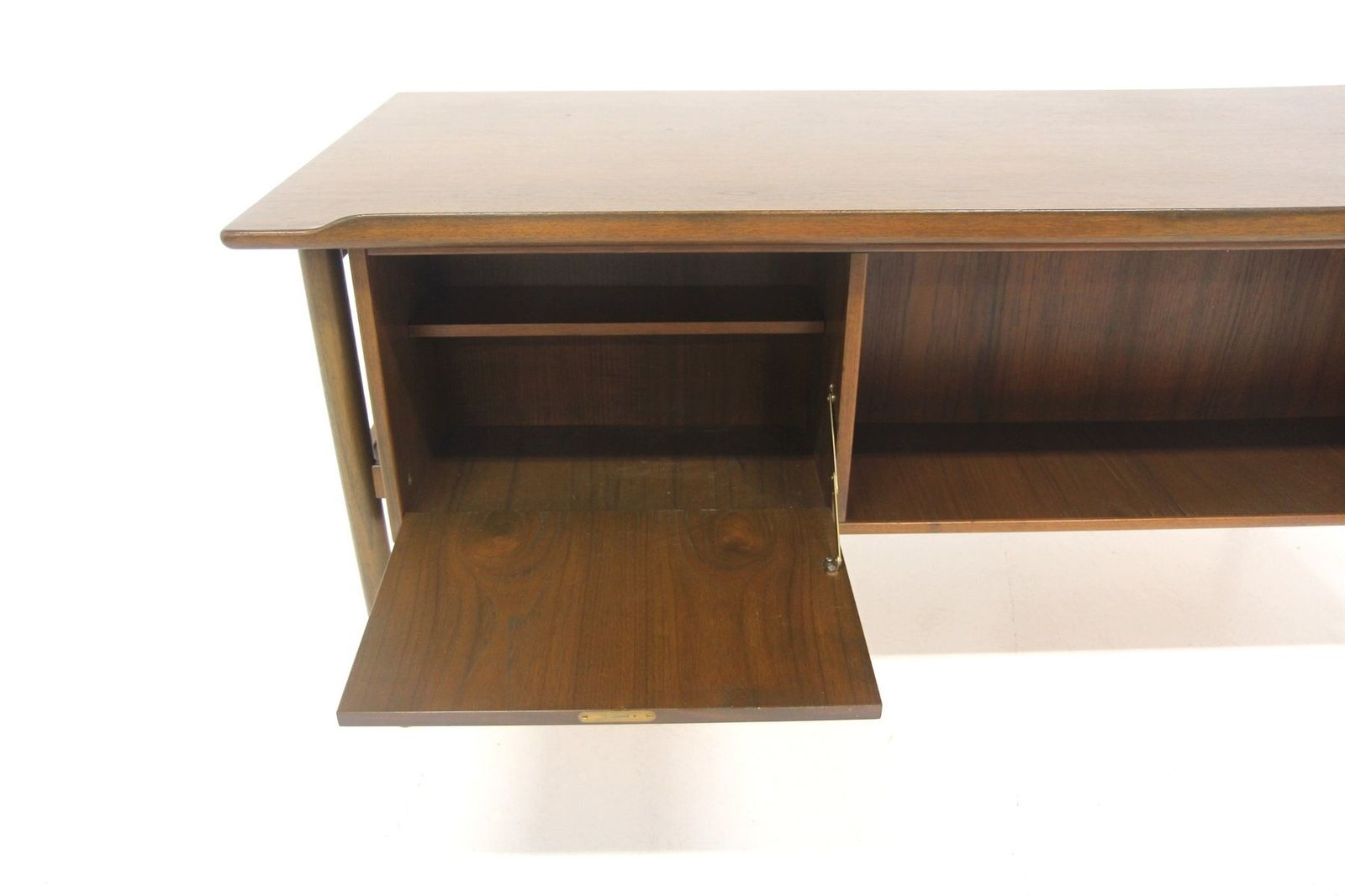 Scandinavian Oak Desk From Lelångs Möbelfabrik, Bengtfors, Sweden, 1960s photo for sale
