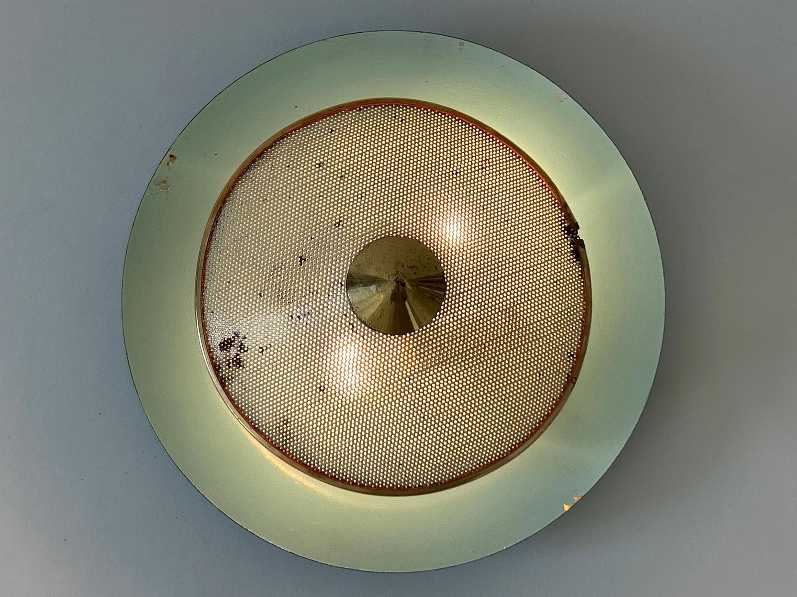 Extremely Rare Mid Century Modern Sconce Or Flush Mount Germany 1950s photo furniture