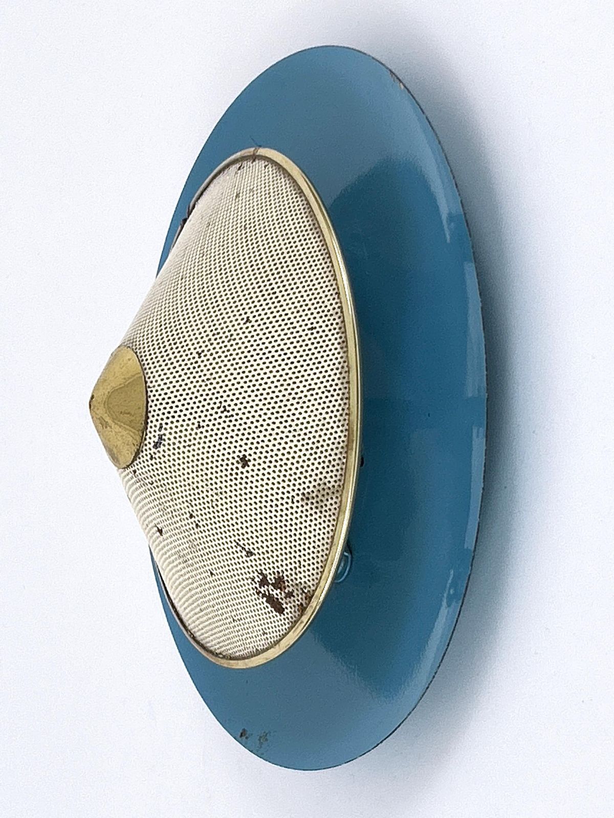 1294.0 Extremely Rare Mid Century Modern Sconce Or Flush Mount Germany 1950s photo