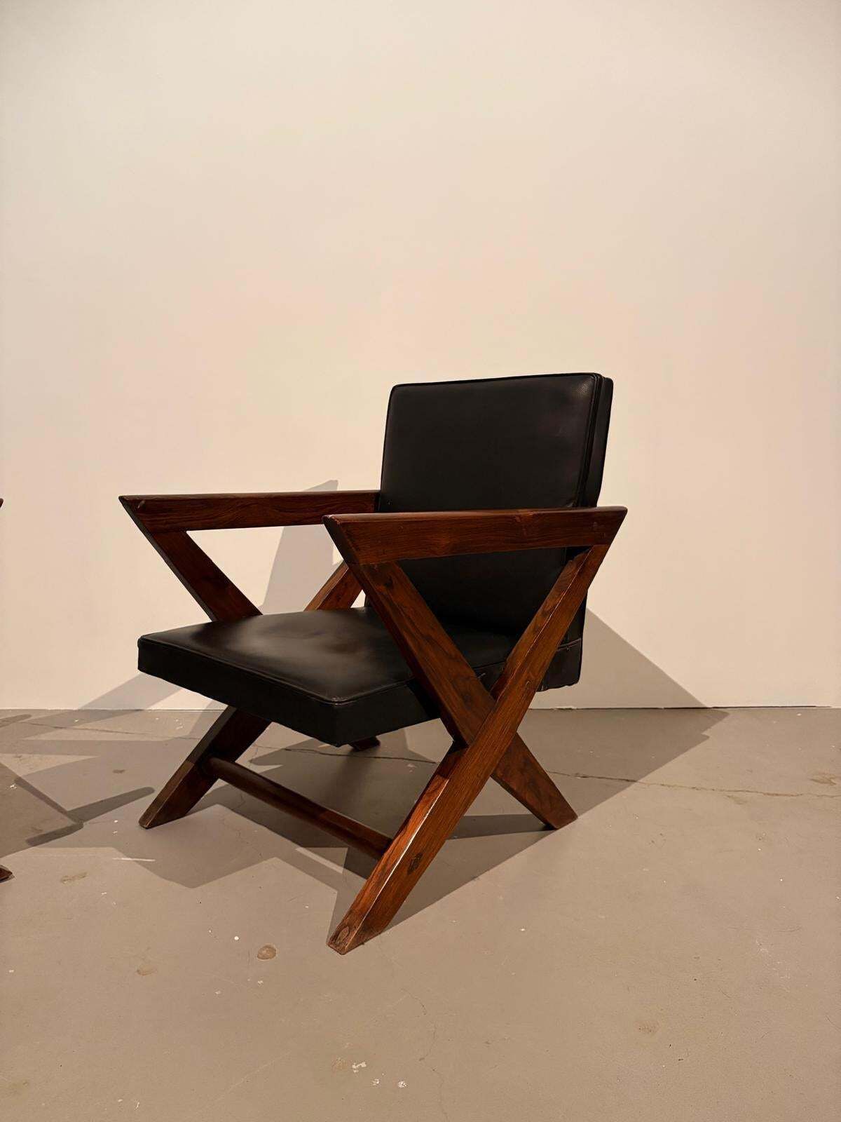 Pierre Jeanneret, Original Armchairs Si 49 A, Mid Century Modern photo for sale