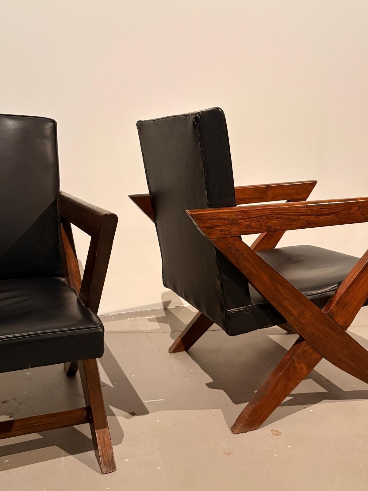 photo for sale Pierre Jeanneret, Original Armchairs Si 49 A, Mid Century Modern