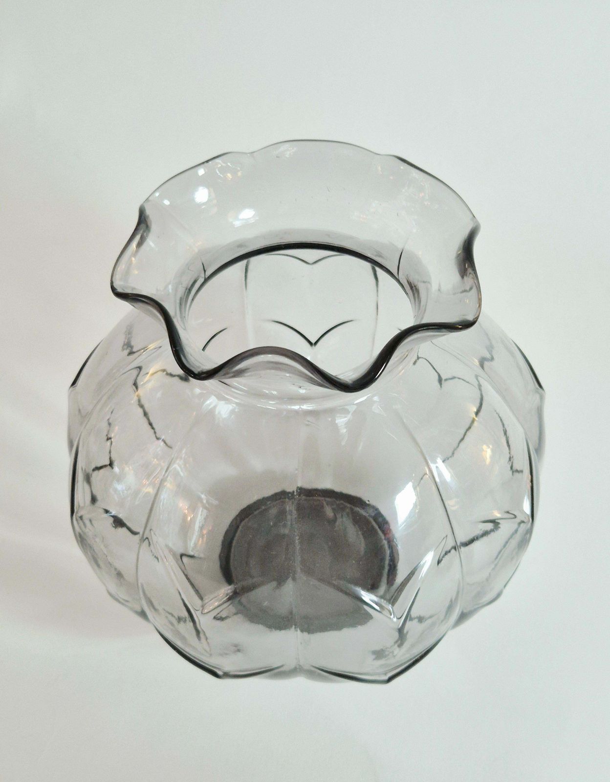 Swedish Modern Glass Vase, Model Ove By Edvin Ollers For Elme Glasbruk, 1930s. photo furniture