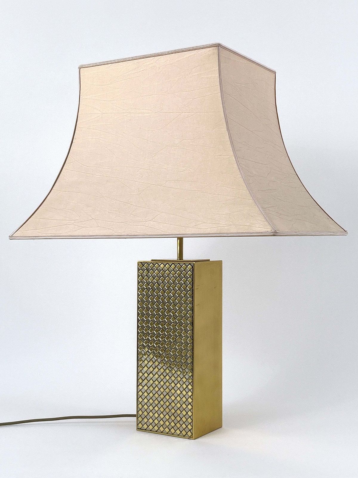 Rare Monumental Mid Century Modern Table Lamp By Vereinigte Werkstätten Germany