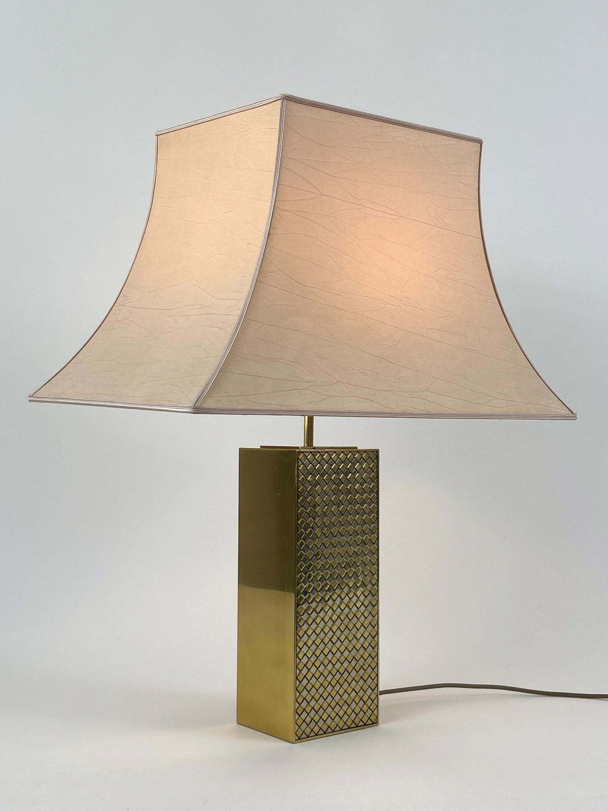 Rare Monumental Mid Century Modern Table Lamp By Vereinigte Werkstätten Germany photo buy