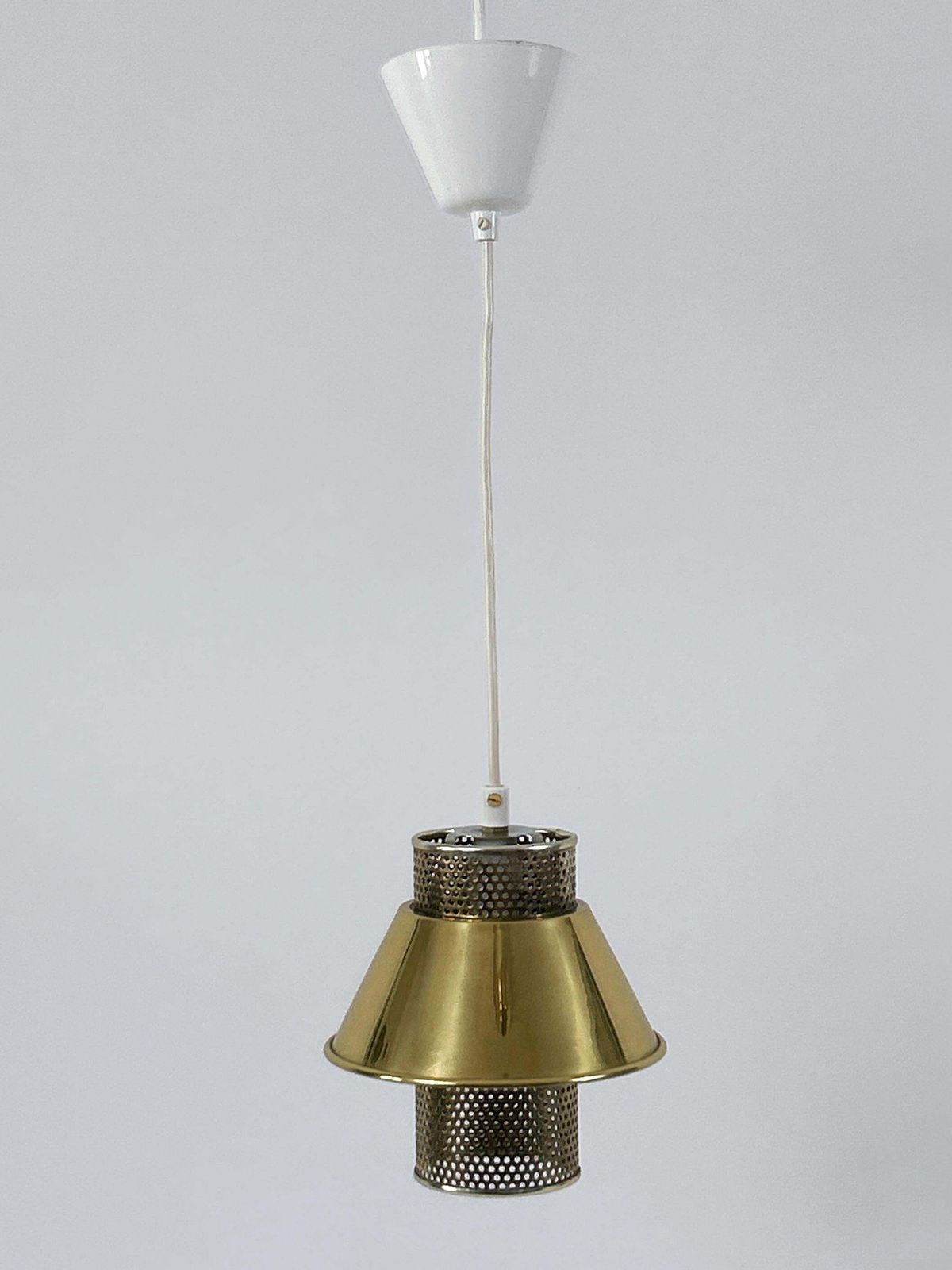 Elegant Pendant Lamp T766 By Hans Agne Jakobsson For Ab Markaryd Sweden 1960s photo for sale