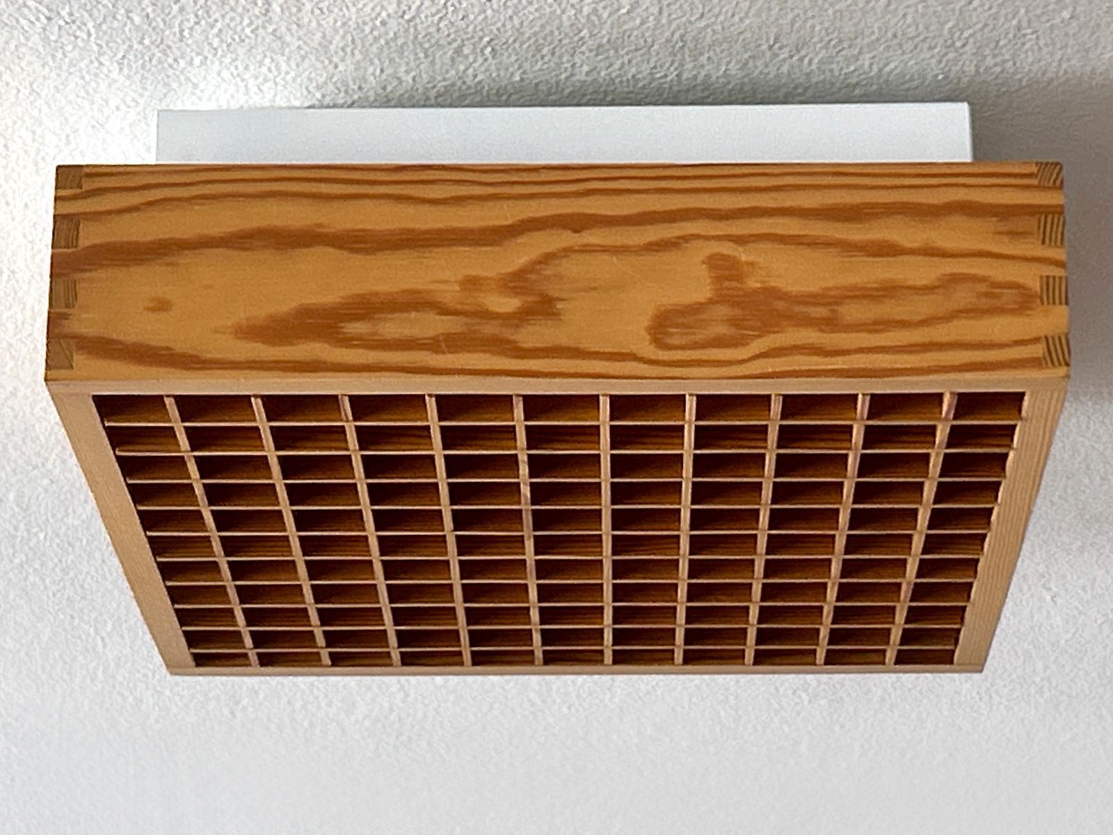 Elegant Mid Century Modern Pine Wood Flush Mount Or Ceiling Lamp Sweden 1970s photo buy