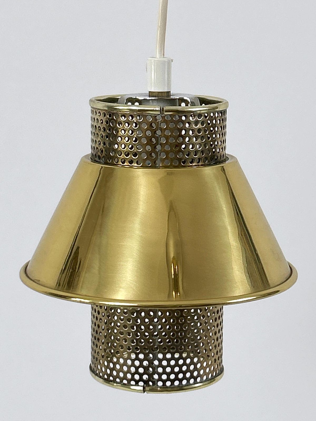 photo vintage Elegant Pendant Lamp T766 By Hans Agne Jakobsson For Ab Markaryd Sweden 1960s