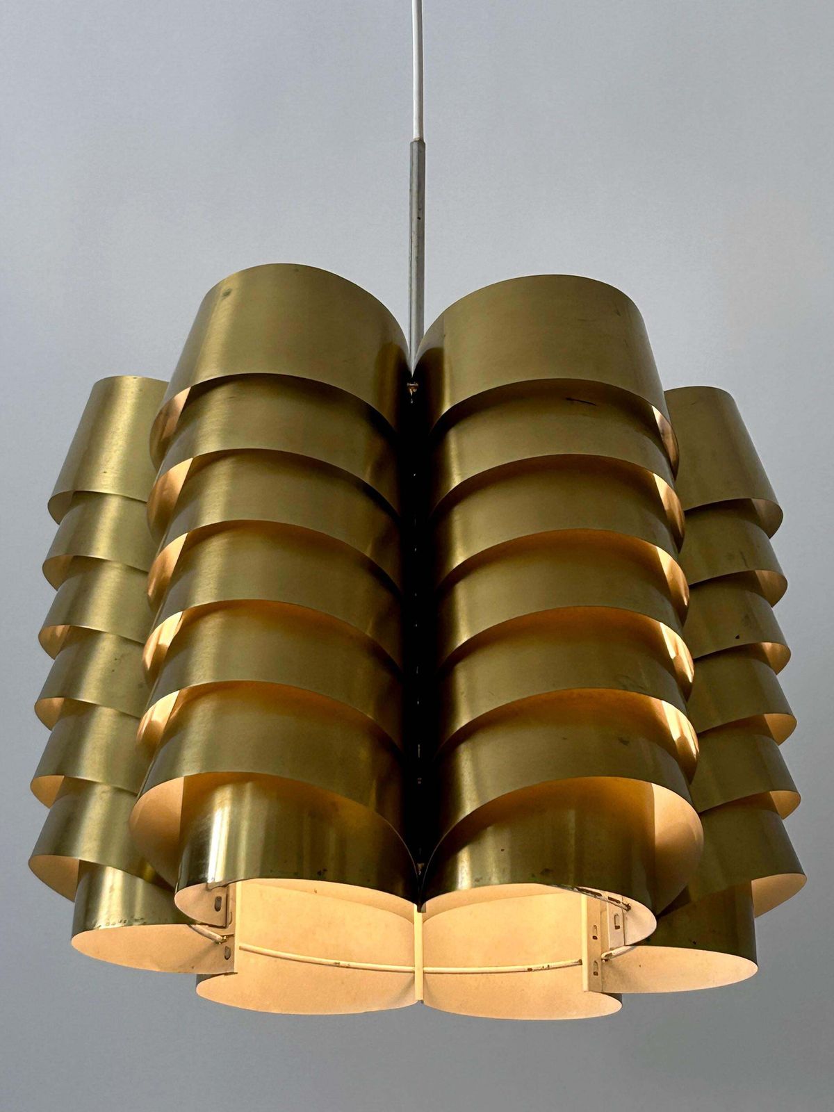 photo vintage Amazing Pendant Lamp Or Chandelier By Hans Agne Jakobsson For Ab Markaryd Sweden