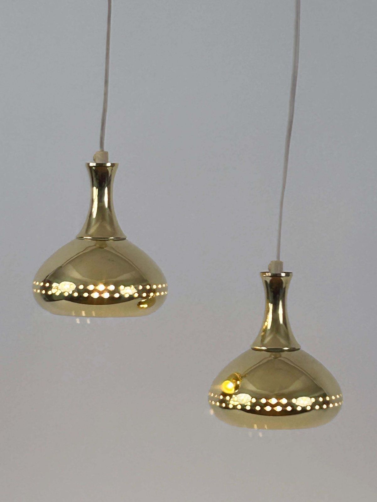 photo vinterior Set Of Two Elegant Pendant Lamps By Hans Agne Jakobsson For Ab Markaryd Sweden
