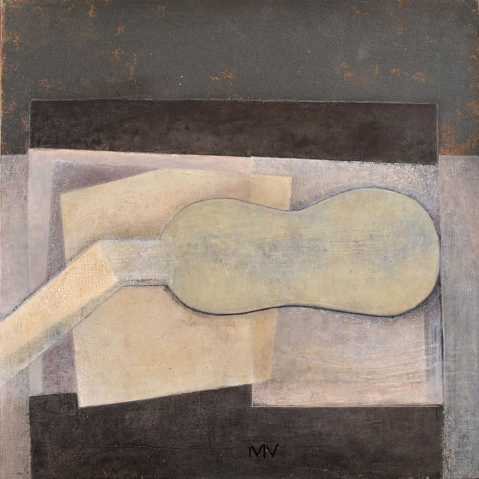 Mara Vaicunastable Of A Friend. 2009. Oil On Canvas. 46x46 Cm. Signed2009