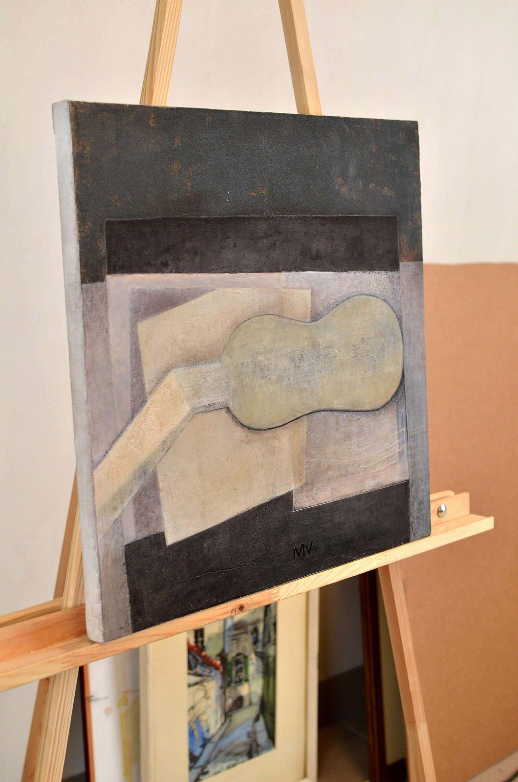 Mara Vaicunastable Of A Friend. 2009. Oil On Canvas. 46x46 Cm. Signed2009 photo for sale