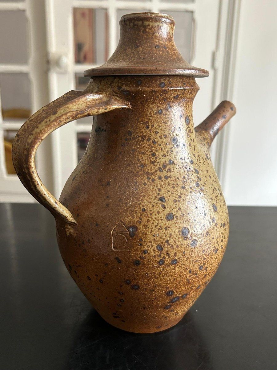 photo furniture Stoneware Service By Atelier Charles Gaudry, 1970s, Set Of 6