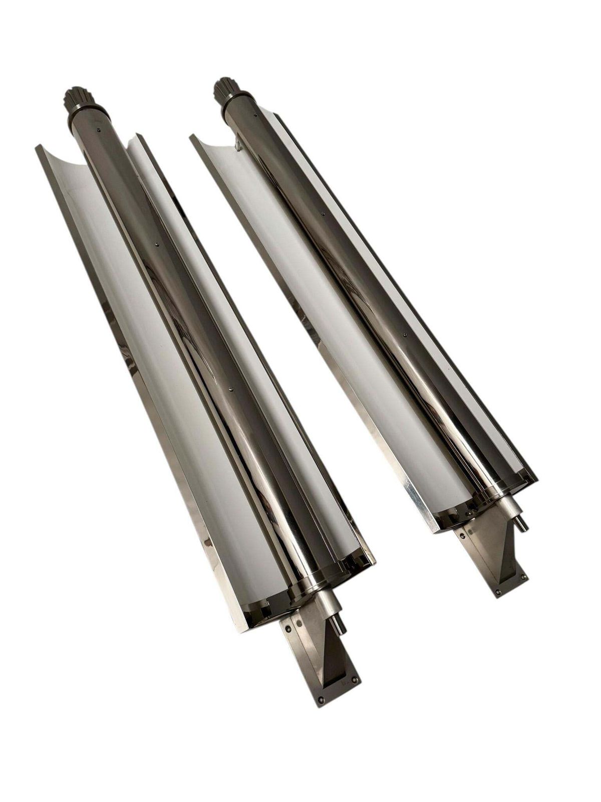 Art Deco Extra Large Pair Of Wall Lights Or Sconces France, 1930s photo Lighting