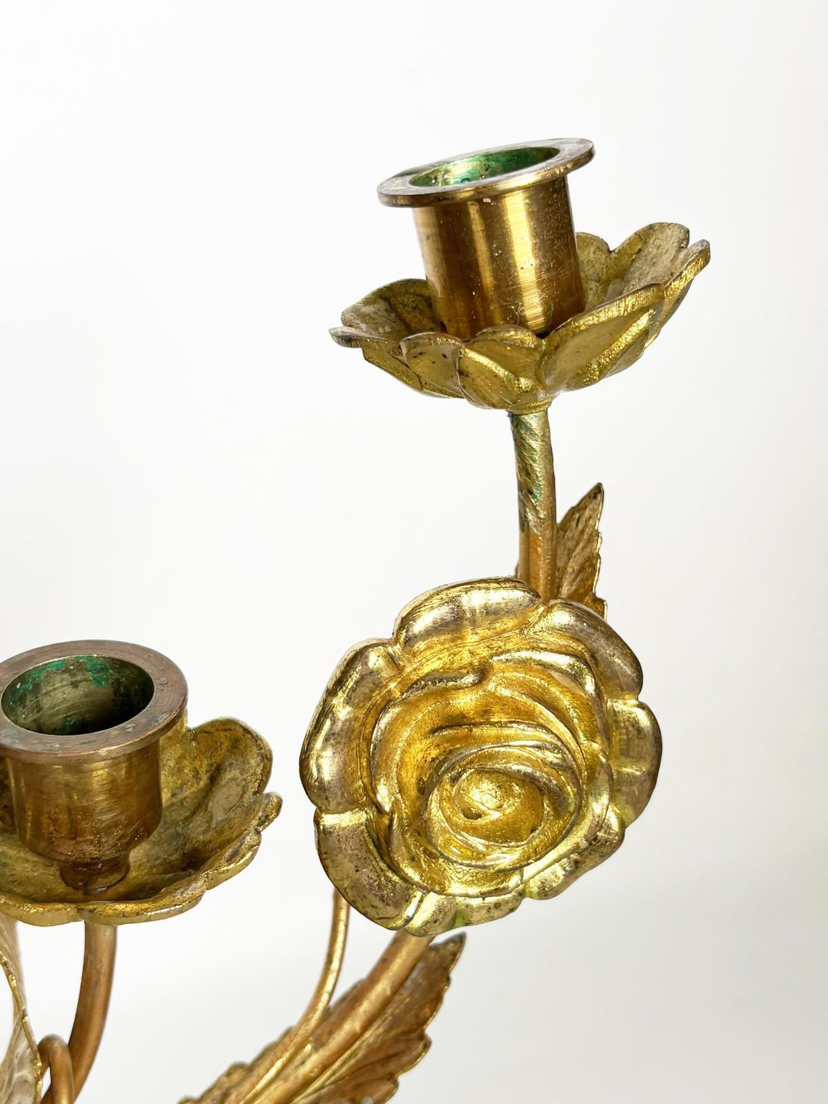 Brass Candle Holder, France, 1989 photo vinterior
