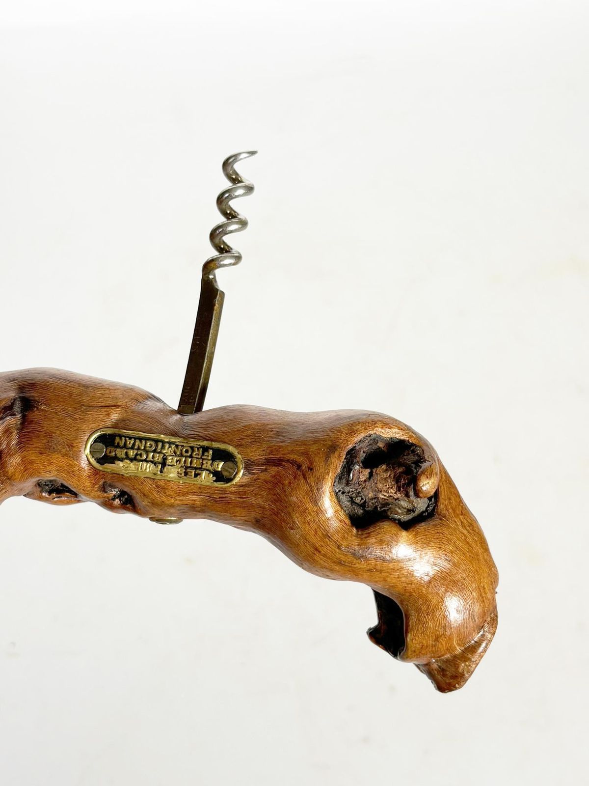 photo for sale French Provençal Corkscrew, Wood And Metal, France, 1950