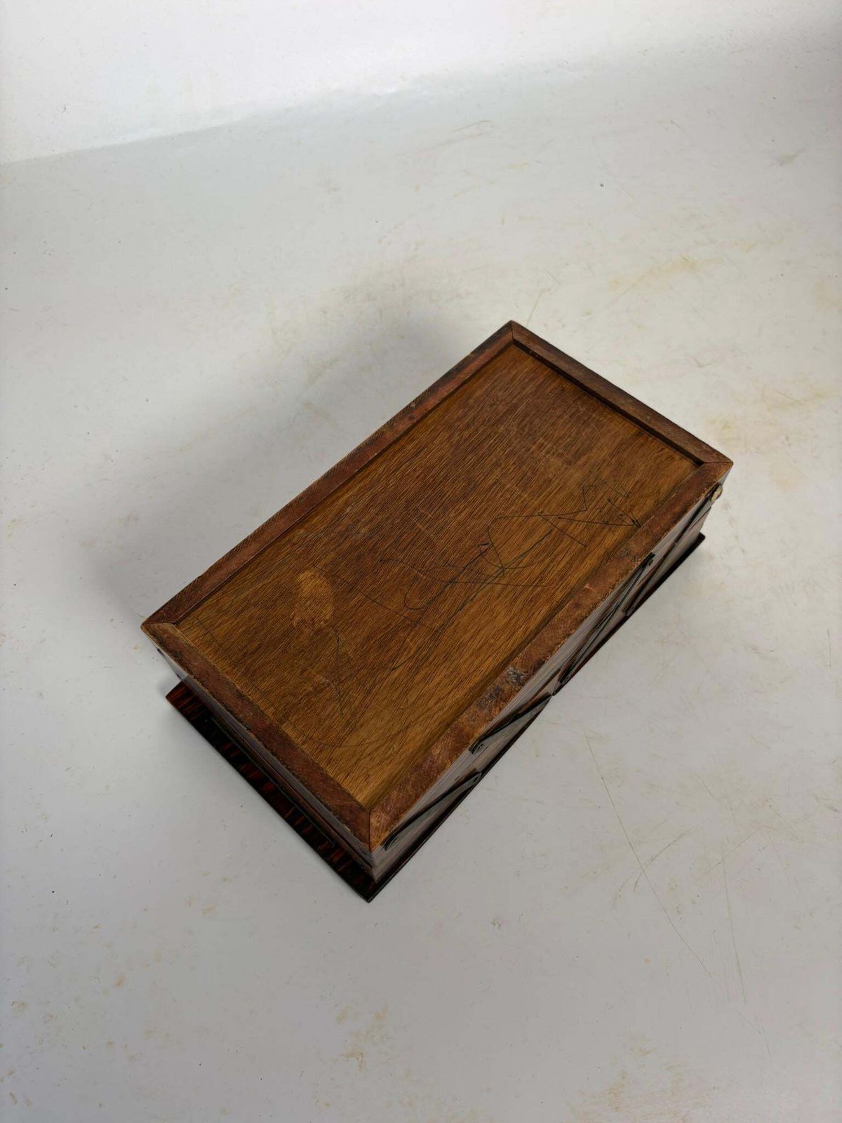 photo for sale Wooden Box And Mirror, France, 1950