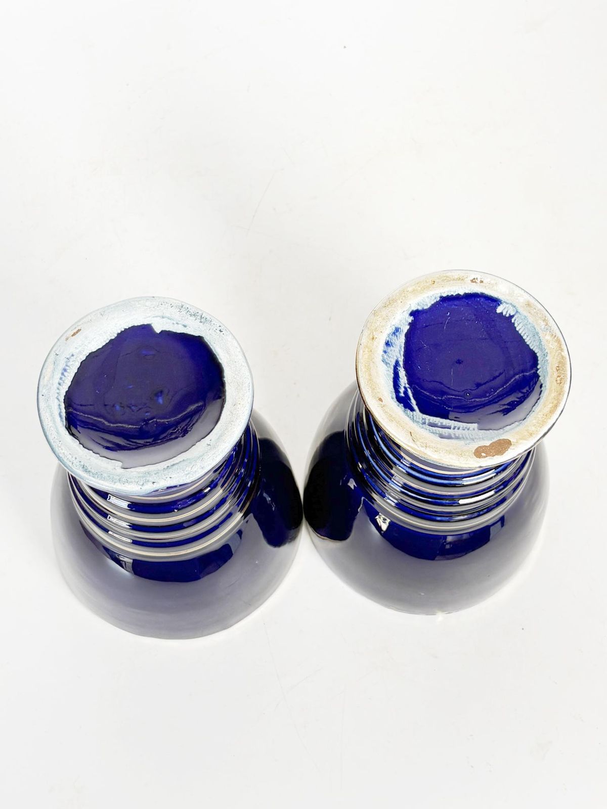 Pair Of Blue Vases, Ceramic, France, 1960 photo buy