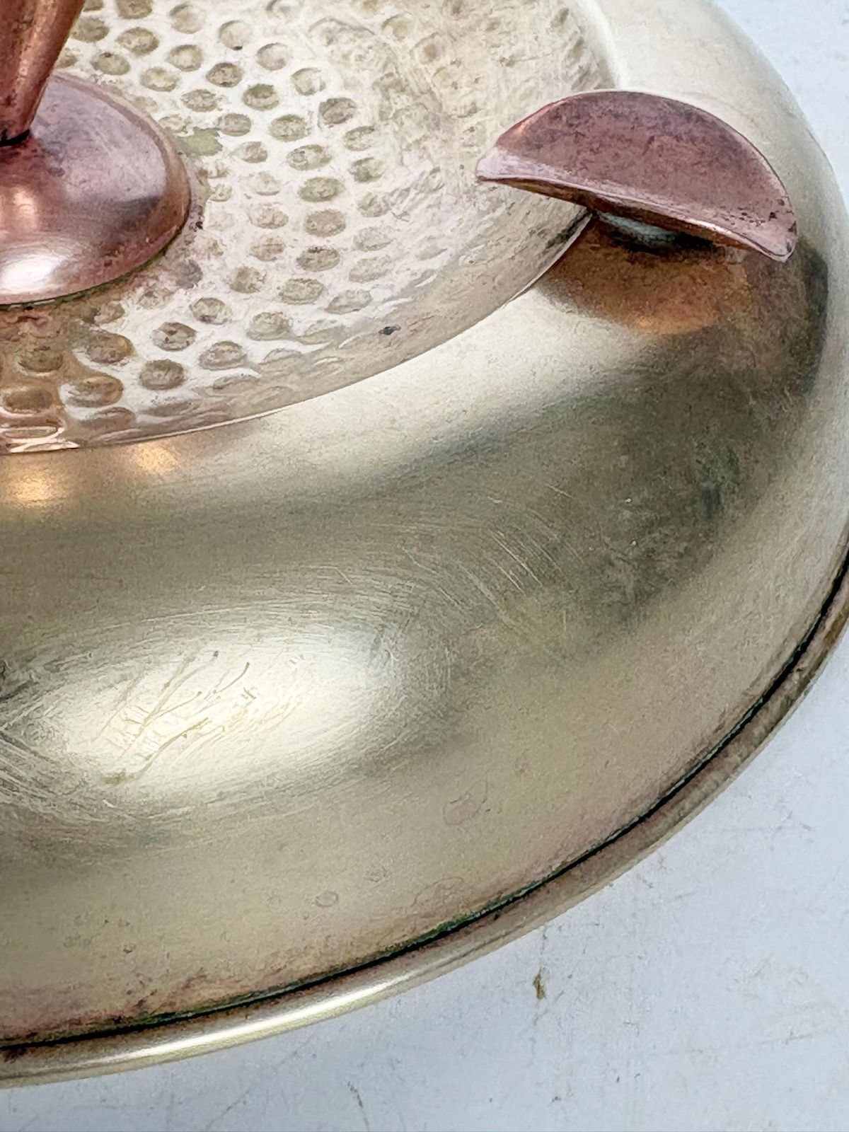 Umbrella Shaped Ashtray In Brass And Copper, France, 1960 photo buy