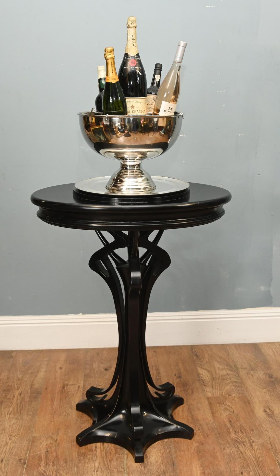Art Nouveau Drinks Table Champagne Wine Ice Bucket Dom Perignon