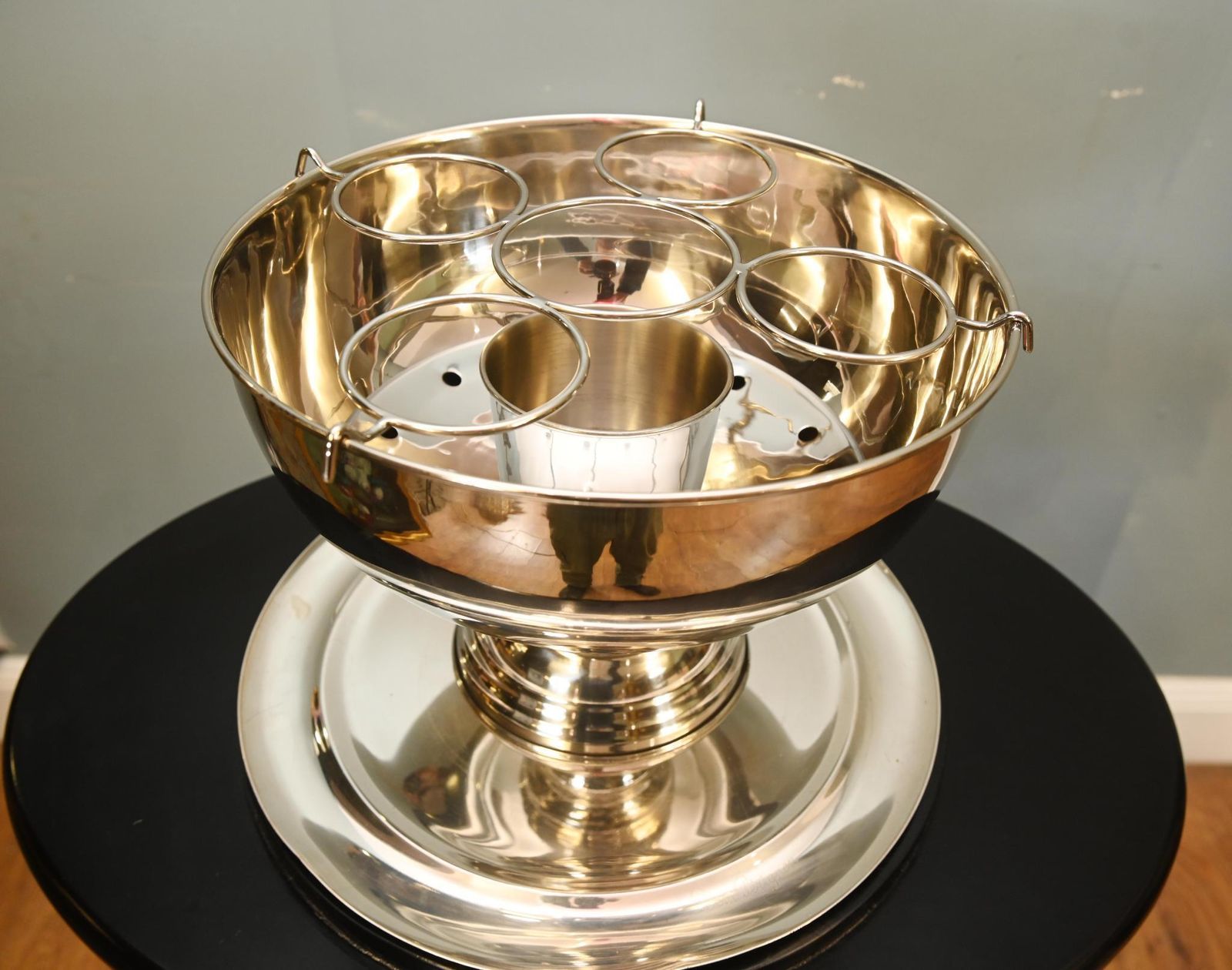 Art Nouveau Drinks Table Champagne Wine Ice Bucket Dom Perignon photo Furniture