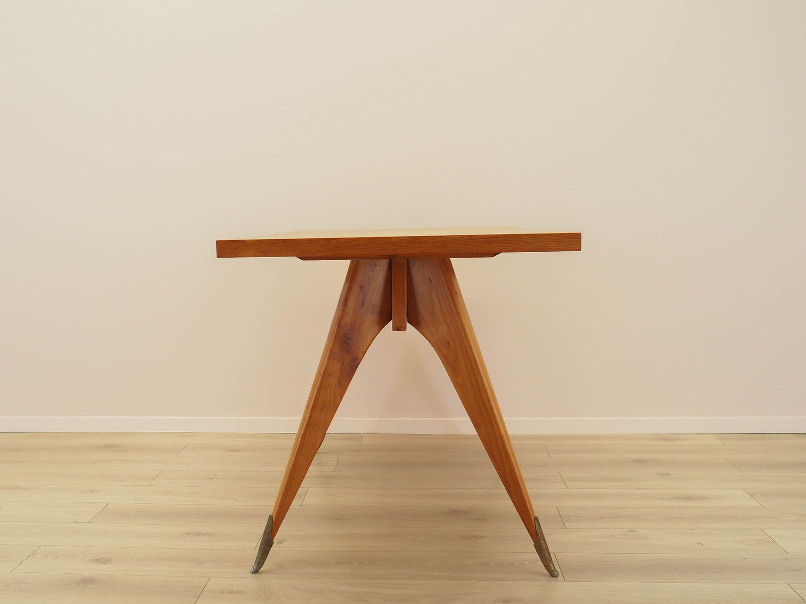 Oak Desk, Italian Design, 1970s, Manufactured In Italy photo vintage