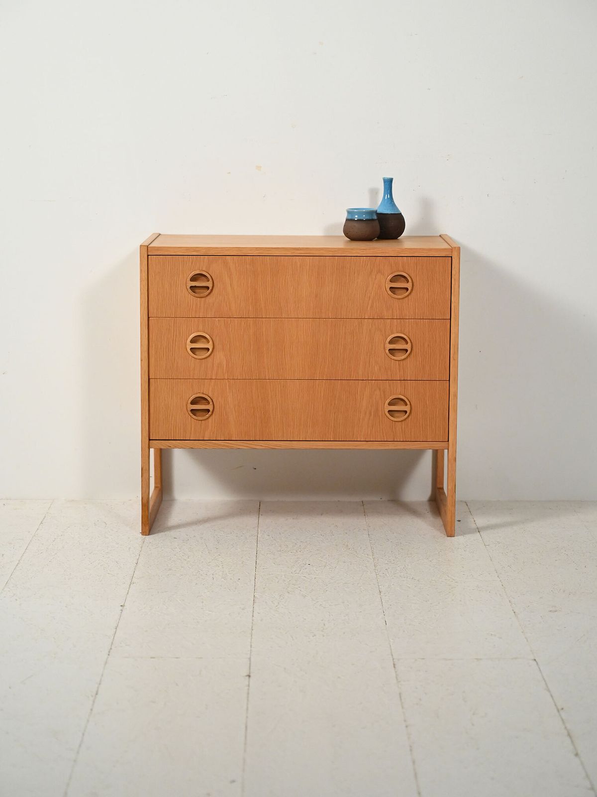 Oak Chest Of Drawers By Arne Wahl Iversen