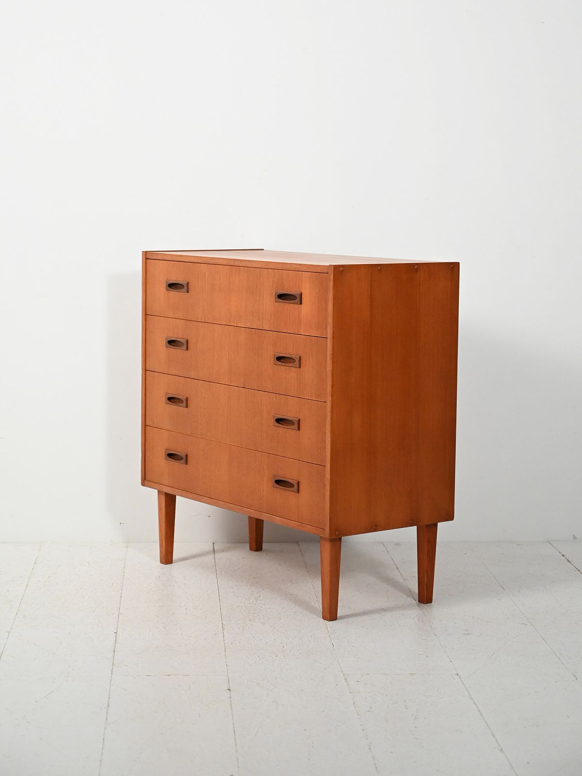 Scandinavian Teak Chest Of Drawers From The 1960s