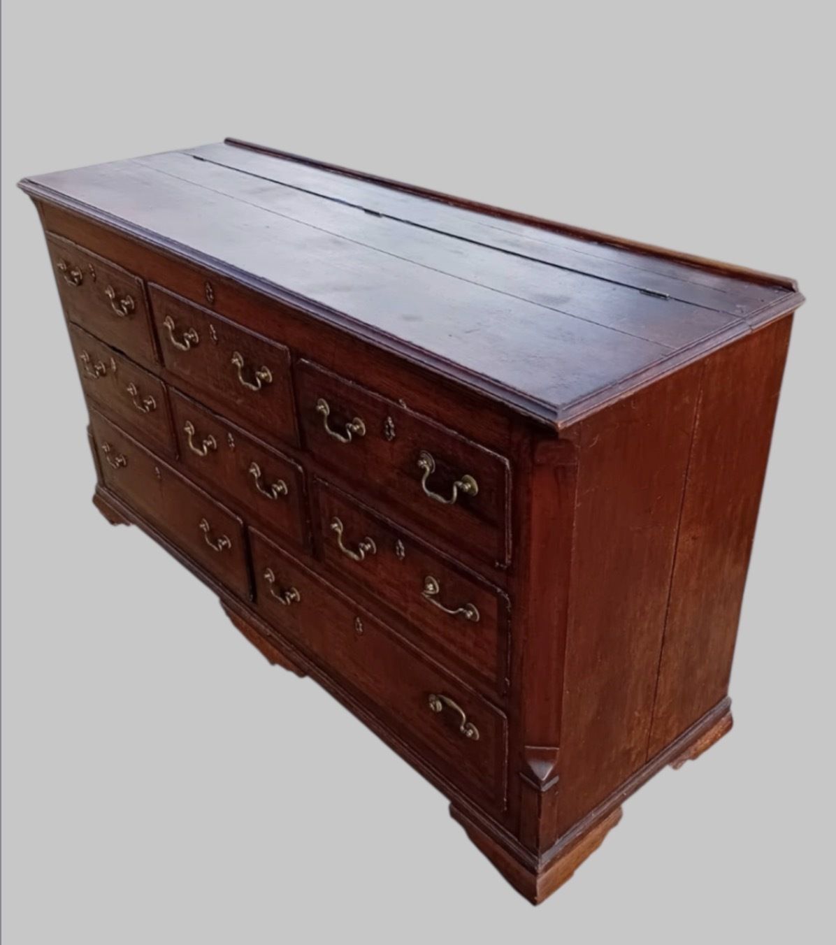 19th Century Oak Mule Chest With Drawers photo for sale